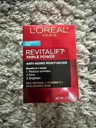 L'Oreal Revitalift Triple Power Anti-Aging Moisturizer - Red, Black, Gold