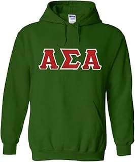 Alpha Sigma Alpha Lettered Hooded Sweatshirt