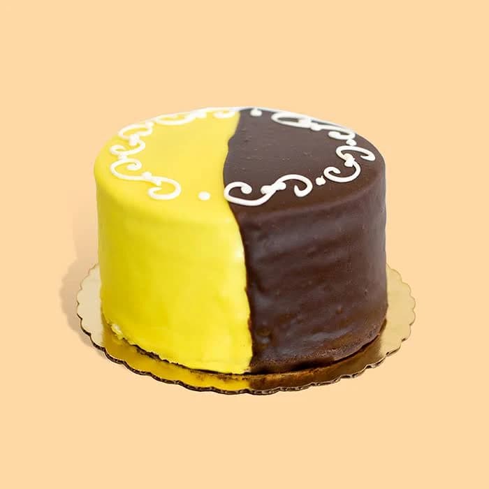 Gambino's Bakery Chocolate Lemon Doberge Cake