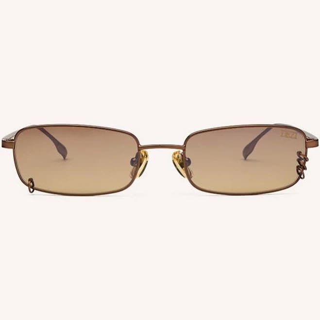 DEZI Women's Hooked Rectangular Sunglasses