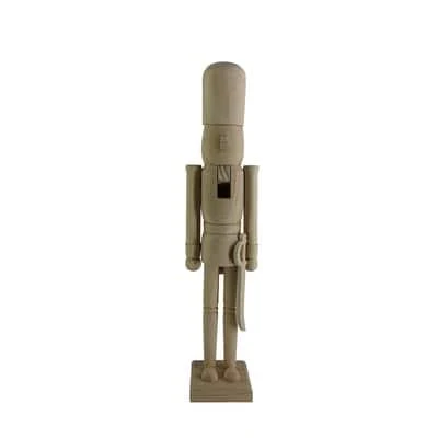 Make Market Soldier with Saber DIY Pinewood Nutcracker