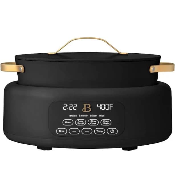 Beautiful 10 In 1, 6 Qt Electric Multi-cooker, White Icing By Drew