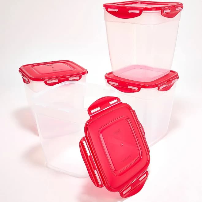 LocknLock 4-Piece Square Pantry Storage Set