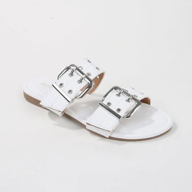 BERNESS Women's Kyle Double Buckle Slide Sandals