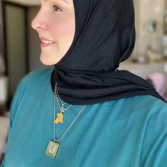 Performance Jersey Hijab Smoking Hot Black Compact Regular Wrap