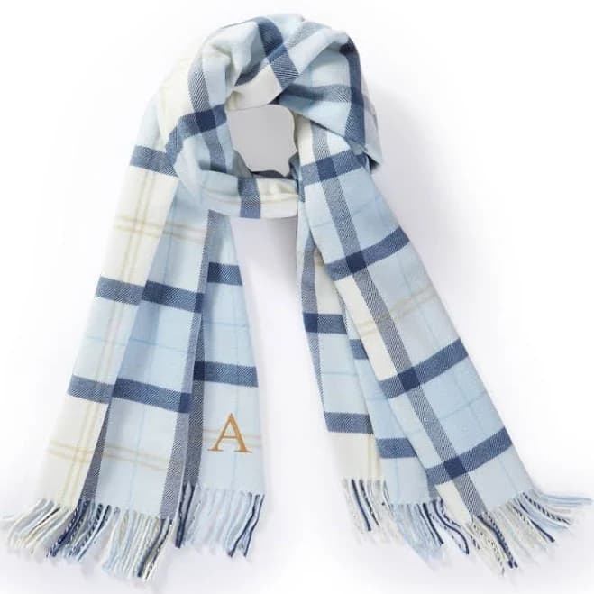 Italian Plaid Blanket Scarf