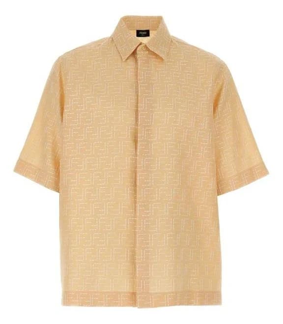 Fendi Men's Ff-jacquard Shirt