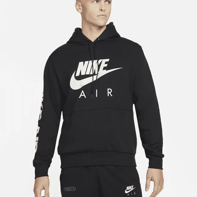 Nike Men's Air Brushed-Back Fleece Hoodie