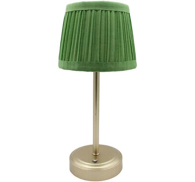 Cordless Pleated Shade Touch Lamp