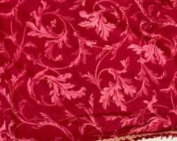 Acanthus Scroll French Toile Curtain Antique Red Toile 1870 Vintage Curtains Drapes Large Drape (1 of Set) Bed Hanging the Textile Trunk - Etsy