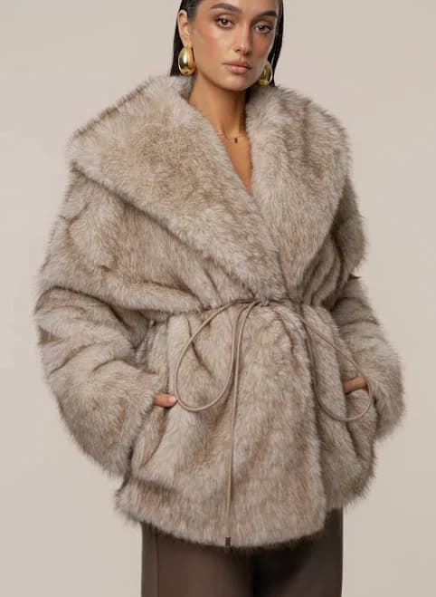 Jluxlabel Soft Season Faux Fur Coat