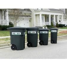 Toter 32 Gal. Trash Can Greenstone with Wheels and Lid - Walmart.com
