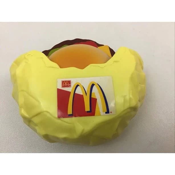 Play Food McDonalds Cheeseburger With Pretend Bite Very Rare Set Vintage