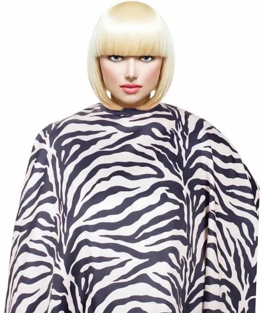 Zebra Cutting Cape