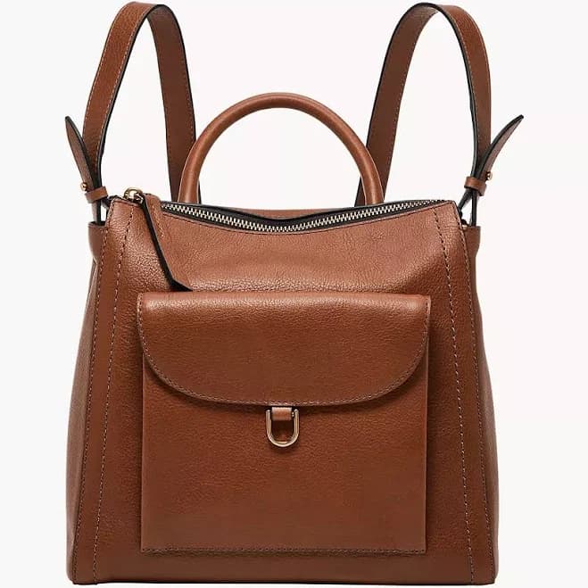 Fossil Women's Parker Leather Small Backpack