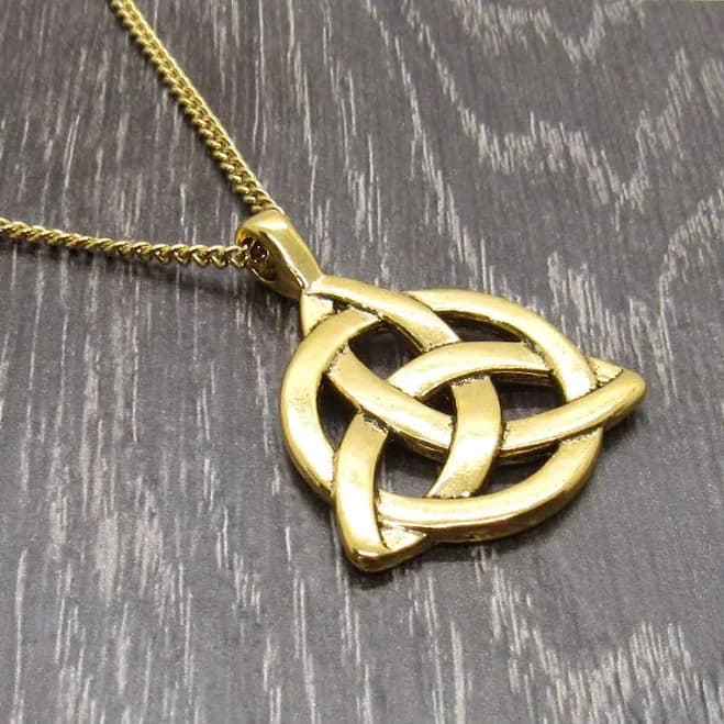 Celtic Knot Trinity Knot Pendant Necklace
