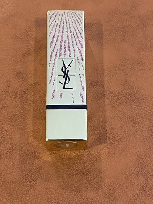 Yves St Laurent Lipstick Gold Case With Pink Sparkle Glitter 54 62p700