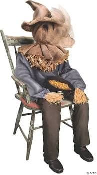 Morris Costumes Halloween Sitting Scarecrow