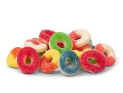 Assorted Fruit Gummy Rings
