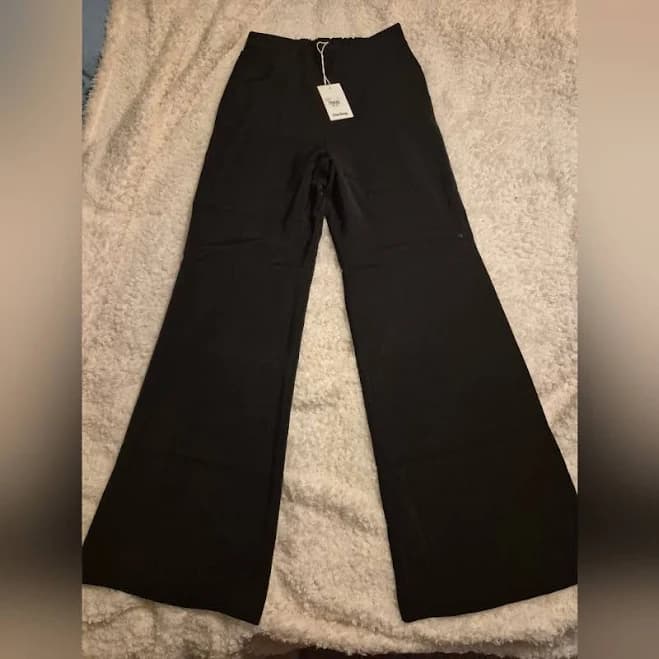 Darling Women's Wide Leg Stitched Creases Trousers