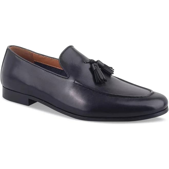 Bar III Men's Benjiee Leather Slip-On Tassel Loafers