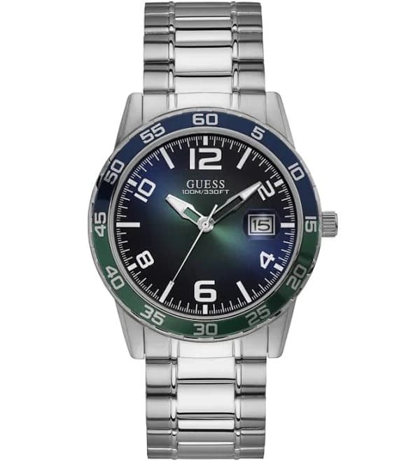 GUESS Men's Date Stainless Steel Watch