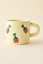 Strawberry Candy Ceramic Mug | Urban Outfitters Canada