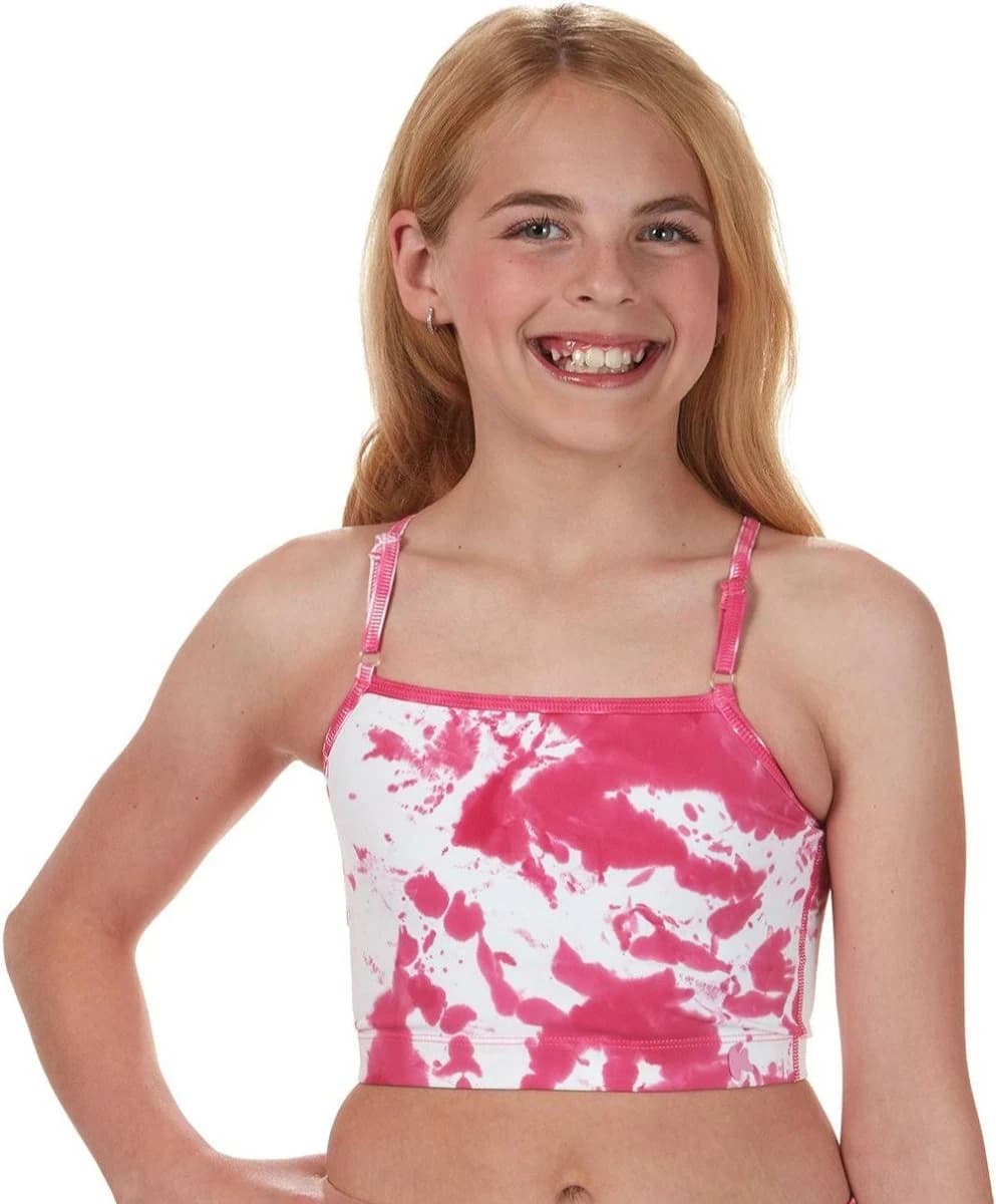 Criss Cross Tie-Dye Crop Top
