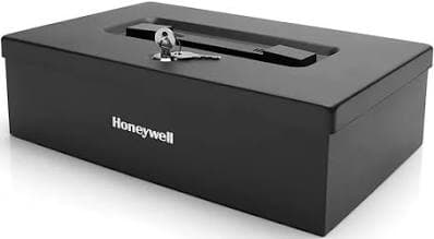 Honeywell Steel Security Box Safe with Key Lock