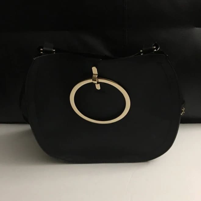 ZARA White Leather Mini Handbag
