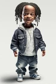 Portraits Of Famous Celebrities As Kids Midjourney Prompt | PromptBase