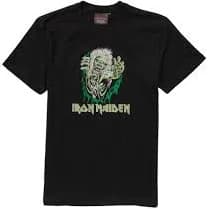 Iron Maiden No Prayer for the Dying Embroidered T-shirt - Medium