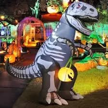 GOOSH 7.22-ft Lighted Skeleton Inflatable Lowes.com
