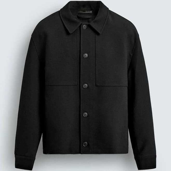 Zara Men's Boxy Fit Overshirt