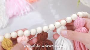Amazon.com: Syhood 3 Pcs Boho Tassel Garland Decor 1 Boho Tassel Garland with Wood Beads and 2 Western Colorful Pom Pom Ball Decor for Baby Shower Home Party Wall Hanging Gifts(Fresh Colors) :