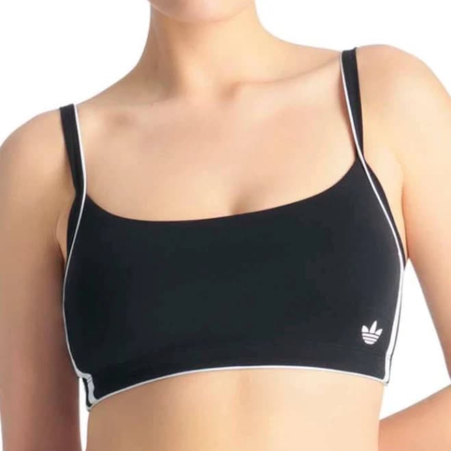 adidas Women's Adicolor Comfort Flex Cotton Scoop Bralette