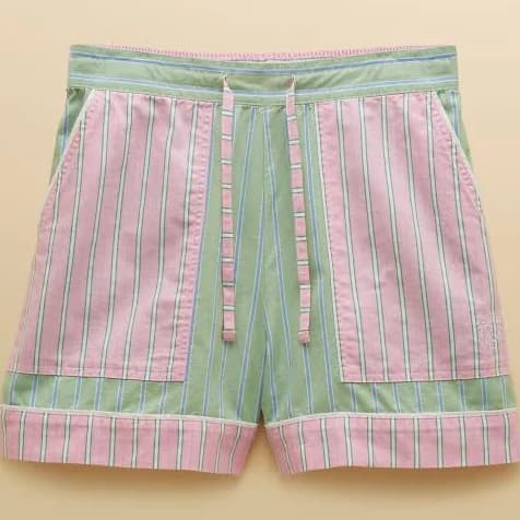 Joules Women's Annie Hotchpotch Stripe Oxford Shorts