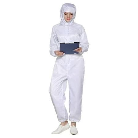 Protective Suit - One-piece Coverall Suit - Reusable Dust-proof Anti-static - 3 Colors, Men's, Size: US Large/Tag 2XL, Black