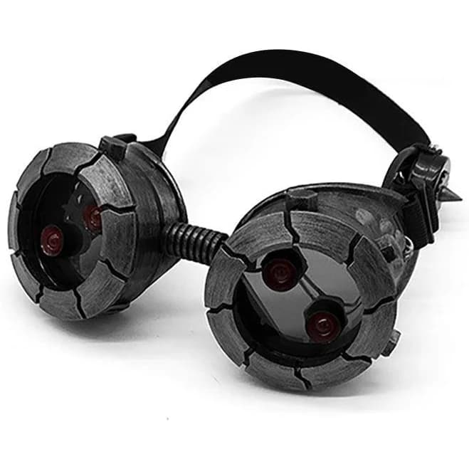 Cyberpunk Steampunk Glow Goggles and Mask