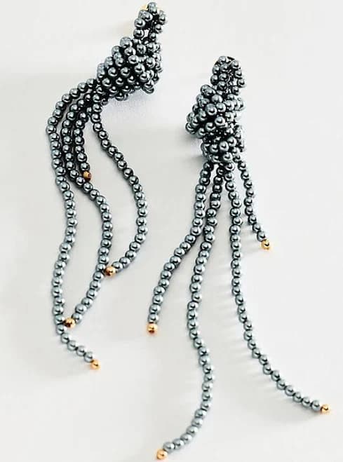 Anthropologie Drippy Pearl Drop Earrings