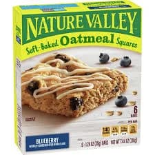 Nature Valley Soft-Baked Oatmeal Squares Blueberry - 6 Bars