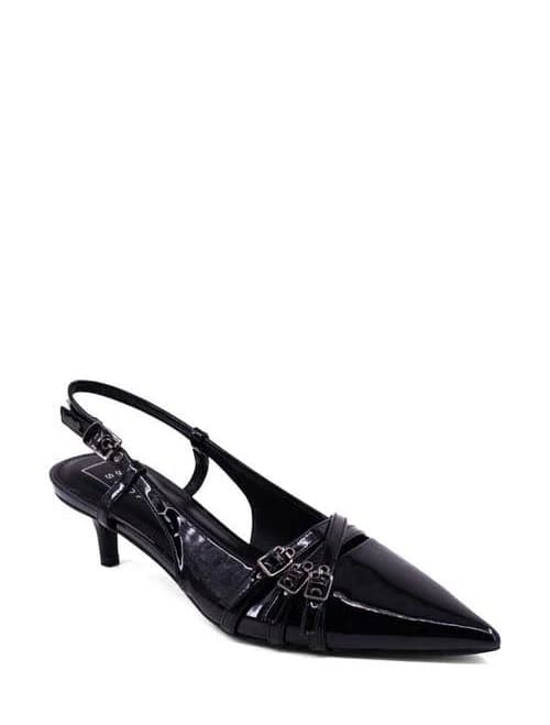 Shu Shop Women's Nadja Pointed Toe Kitten Heel Slingback Pump