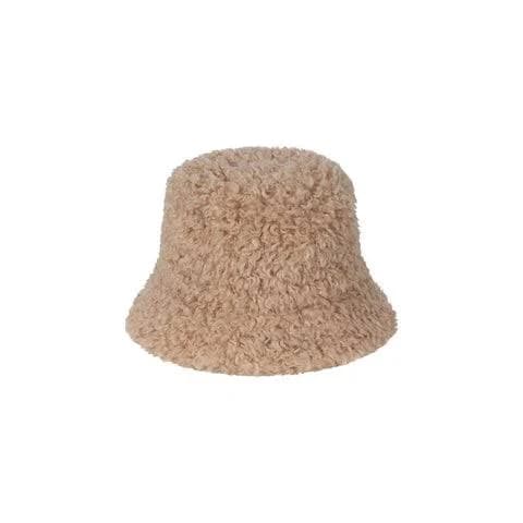 Women's Lack of Color Fluffy Bucket