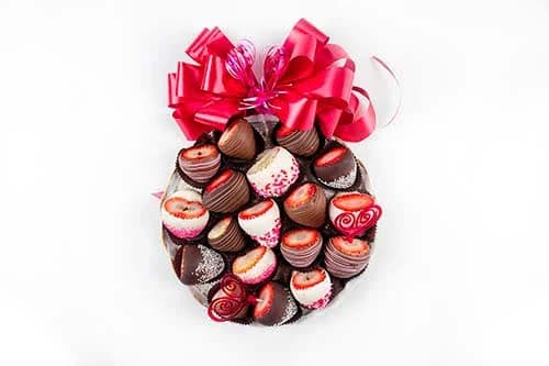 Chocolate Dipped Strawberry Platter