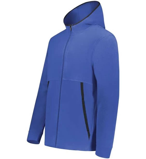 Adult Augusta Sportswear Eco Revive Polar Fleece Hooded Full-Zip Jacket