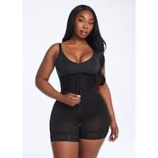 She's Waisted Women's BootyBoosting High-Waist Zip Up BBL Shorts Shapewear : Target