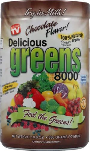 greens world inc Delicious Greens 8000 10.6 oz