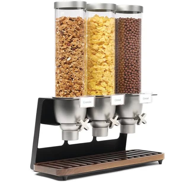 Rosseto EZ520 Triple Canister Snack /Cereal Dispenser