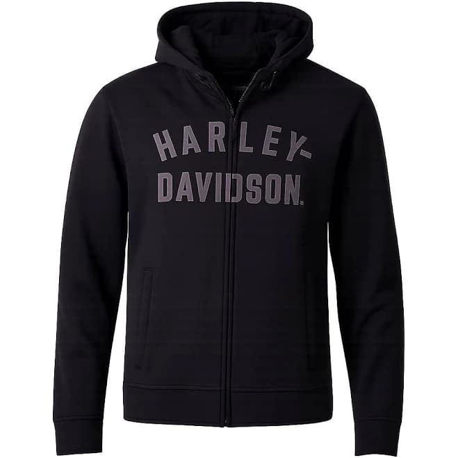 Harley-Davidson Men's Deflector Hooded Riding Fleece Jacket