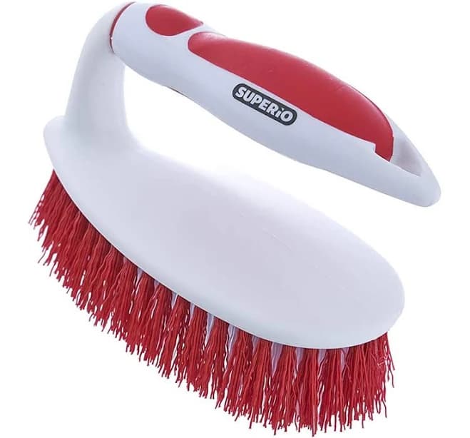 Superio Scrubbing Brush with Grip Handle
